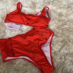 Orange two piece